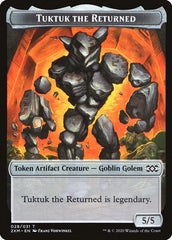 Ooze // Tuktuk the Returned Double-Sided Token [Double Masters Tokens] | Tables and Towers