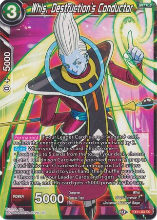 Whis, Destruction's Conductor (EX11-03) [Universe 7 Unison] | Tables and Towers