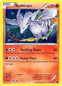 Reshiram (17/116) (Cosmos Holo) [Black & White: Plasma Freeze] | Tables and Towers