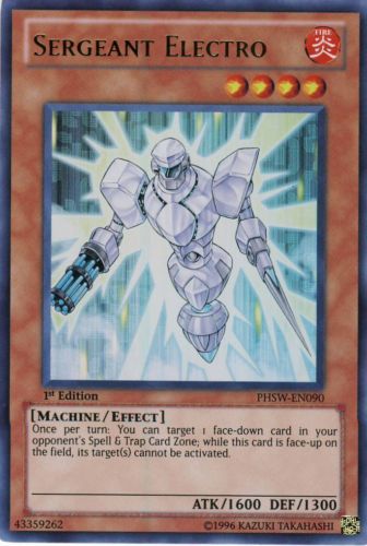 Sergeant Electro [PHSW-EN090] Ultra Rare | Tables and Towers