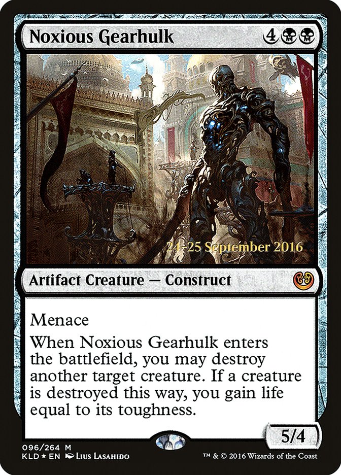 Noxious Gearhulk [Kaladesh Prerelease Promos] | Tables and Towers