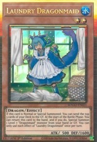 Laundry Dragonmaid [MAGO-EN021] Gold Rare | Tables and Towers