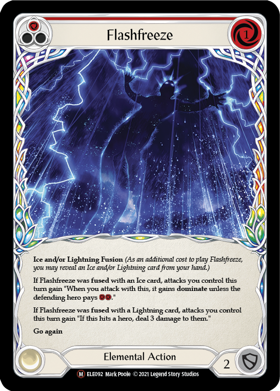 Flashfreeze [U-ELE092] (Tales of Aria Unlimited)  Unlimited Rainbow Foil | Tables and Towers