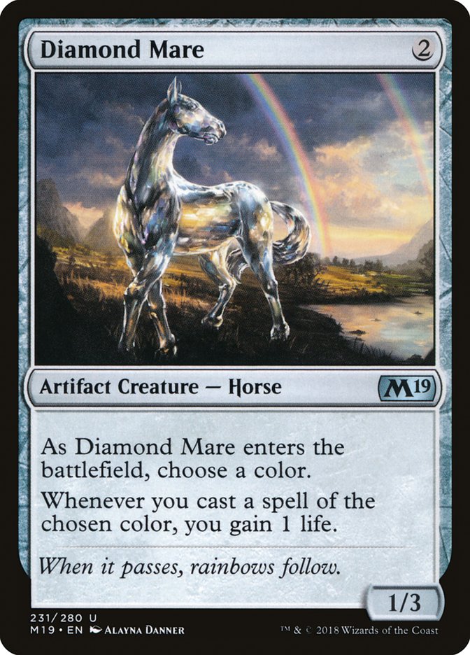 Diamond Mare [Core Set 2019] | Tables and Towers