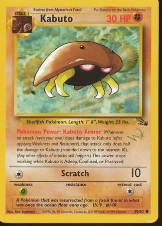 Kabuto (50/62) (W Stamped Promo) [Fossil Unlimited] | Tables and Towers