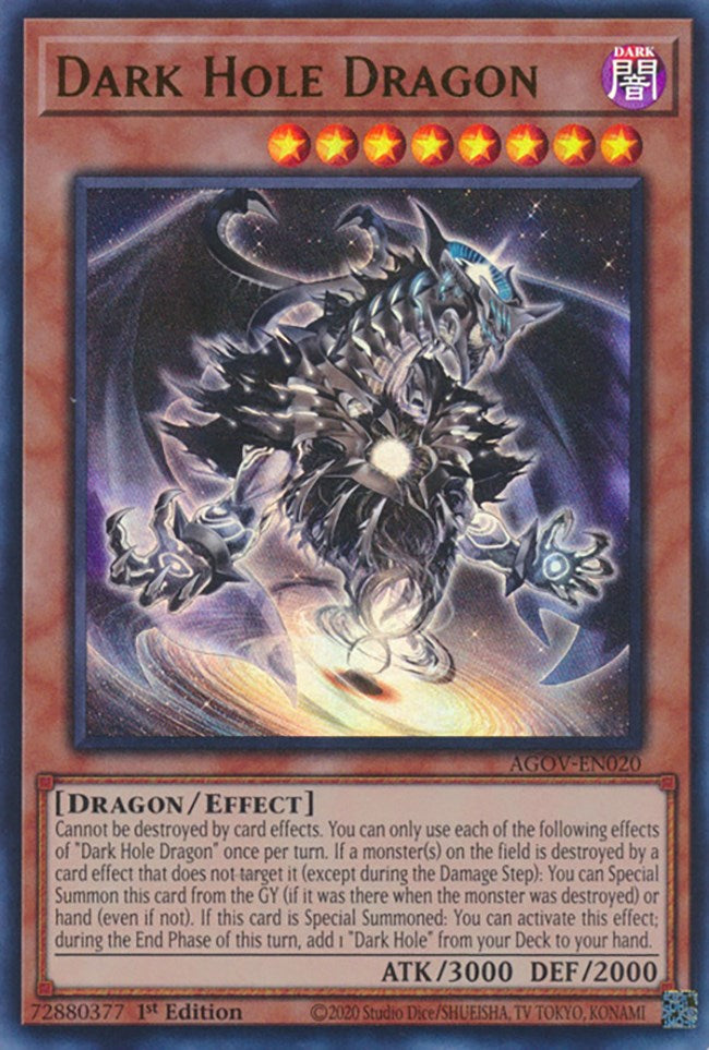 Dark Hole Dragon [AGOV-EN020] Ultra Rare | Tables and Towers