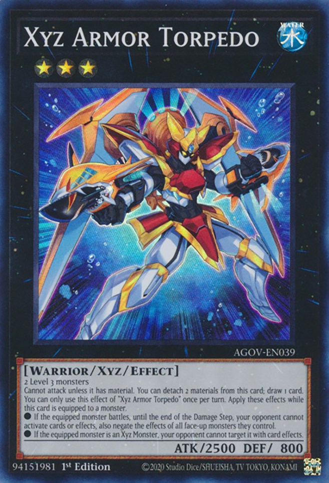 Xyz Armor Torpedo [AGOV-EN039] Super Rare | Tables and Towers