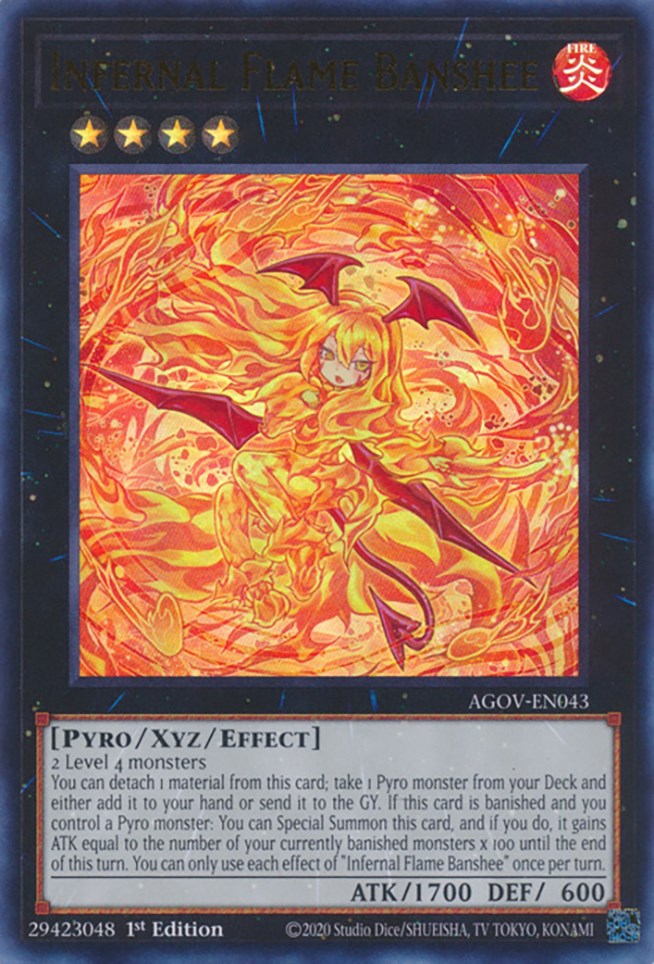 Infernal Flame Banshee [AGOV-EN043] Ultra Rare | Tables and Towers