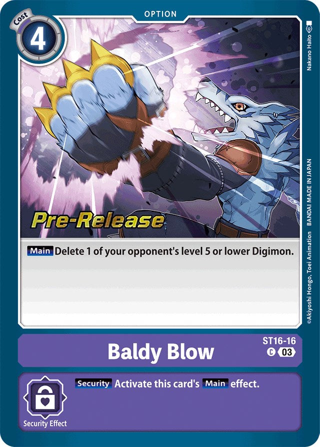 Baldy Blow [ST16-16] [Starter Deck: Wolf of Friendship Pre-Release Cards] | Tables and Towers