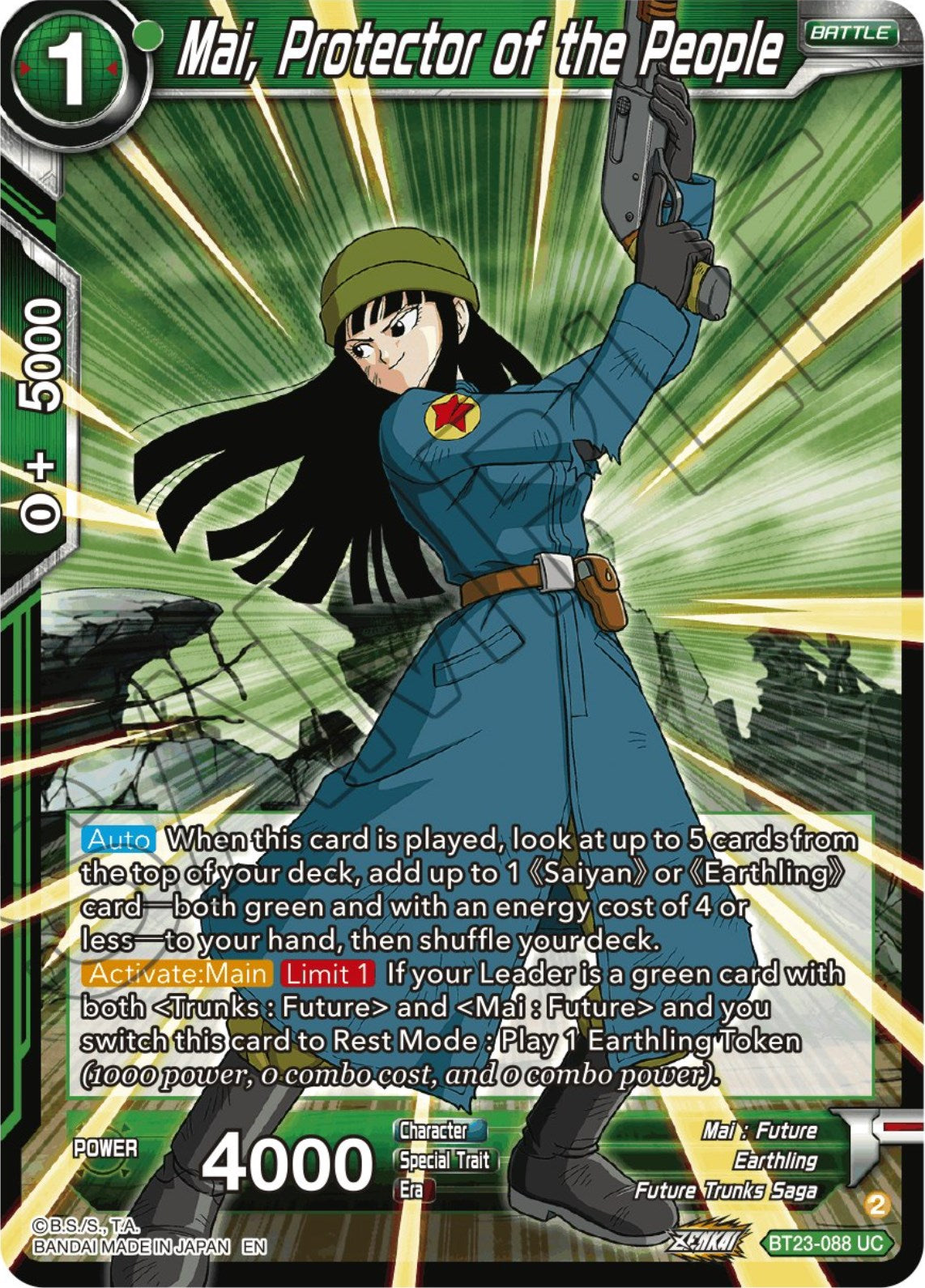 Mai, Protector of the People (BT23-088) [Perfect Combination] | Tables and Towers