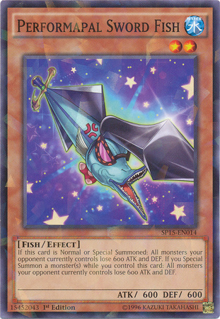 Performapal Sword Fish [SP15-EN014] Shatterfoil Rare | Tables and Towers