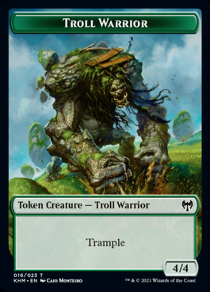 Troll Warrior Token [Kaldheim Tokens] | Tables and Towers