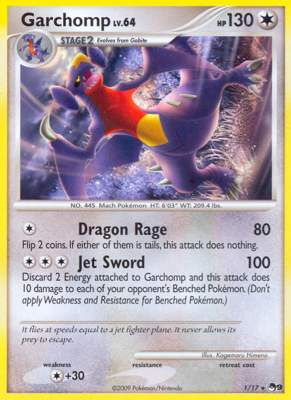 Garchomp (1/17) [POP Series 9] | Tables and Towers