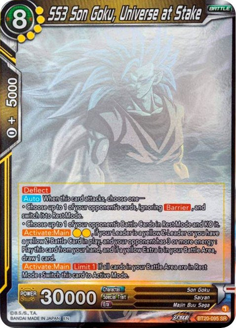 SS3 Son Goku, Universe at Stake (Hologram) (BT20-095) [Power Absorbed] | Tables and Towers