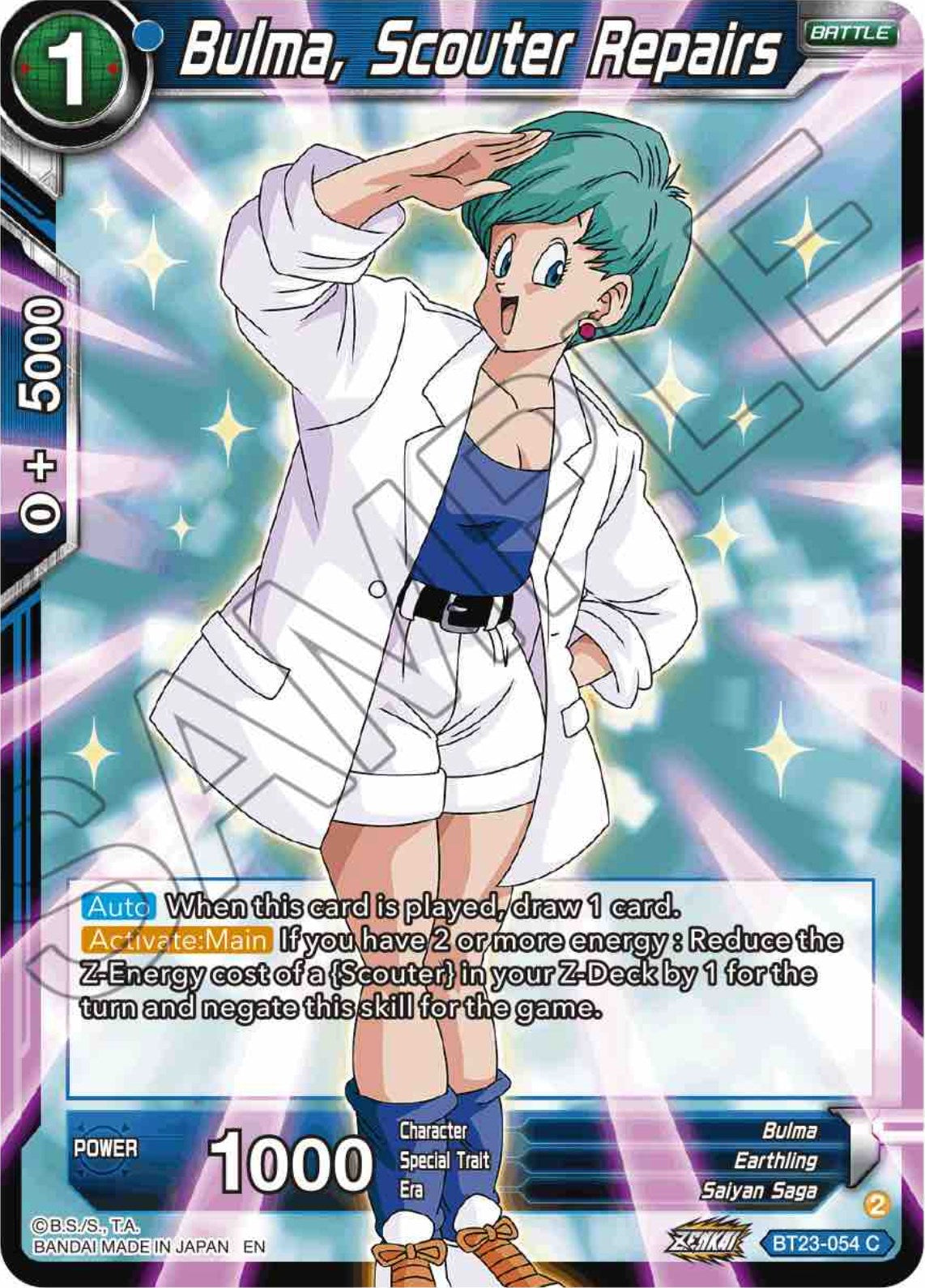 Bulma, Scouter Repairs (BT23-054) [Perfect Combination] | Tables and Towers