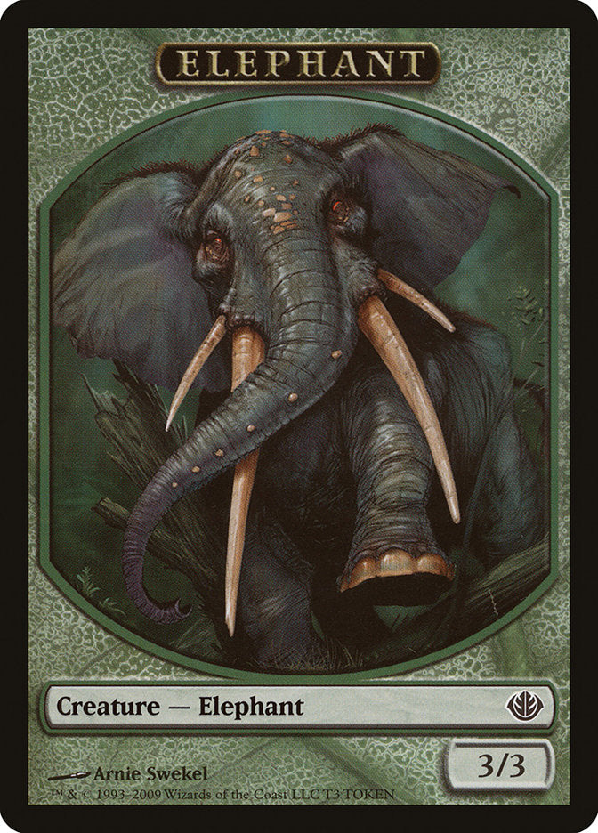 Elephant Token [Duel Decks: Garruk vs. Liliana Tokens] | Tables and Towers