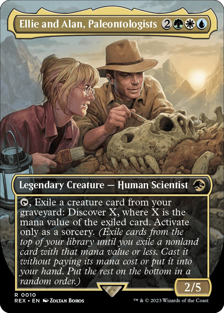 Ellie and Alan, Paleontologists (Borderless) [Jurassic World Collection] | Tables and Towers