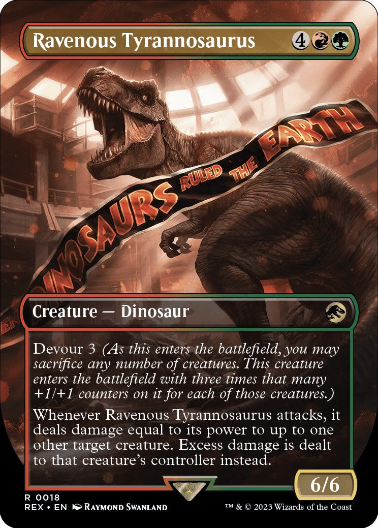 Ravenous Tyrannosaurus (Borderless) [Jurassic World Collection] | Tables and Towers