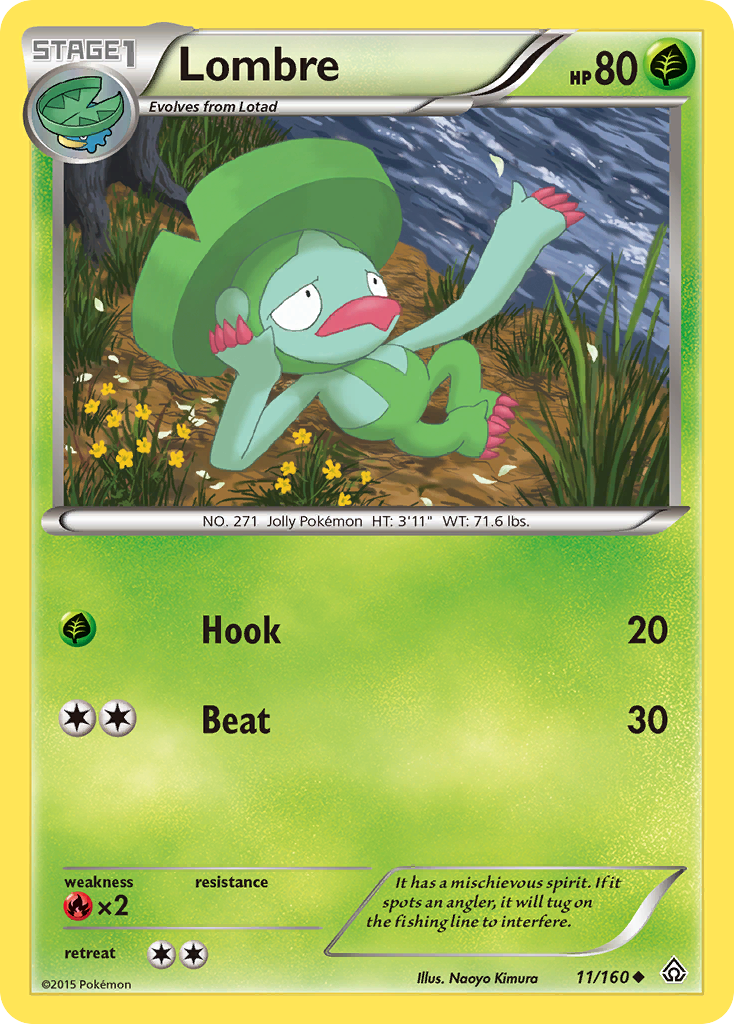 Lombre (11/160) [XY: Primal Clash] | Tables and Towers