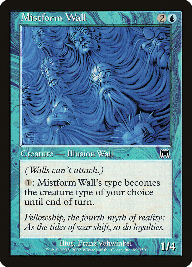 Mistform Wall [Onslaught] | Tables and Towers