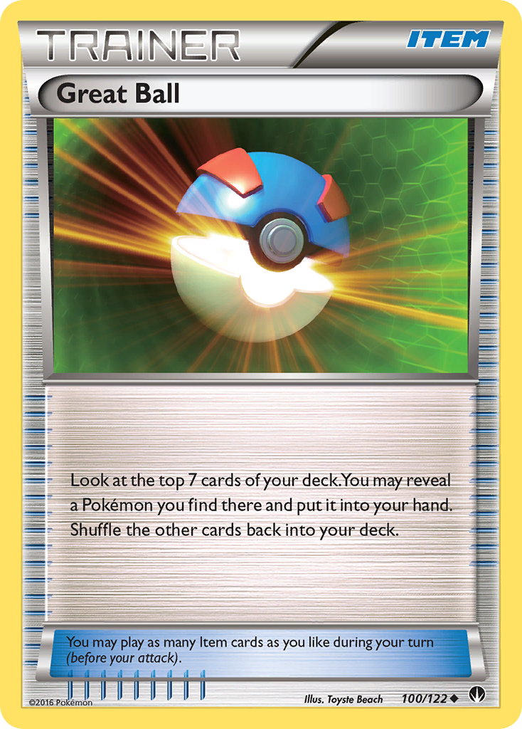 Great Ball (100/122) [XY: BREAKpoint] | Tables and Towers