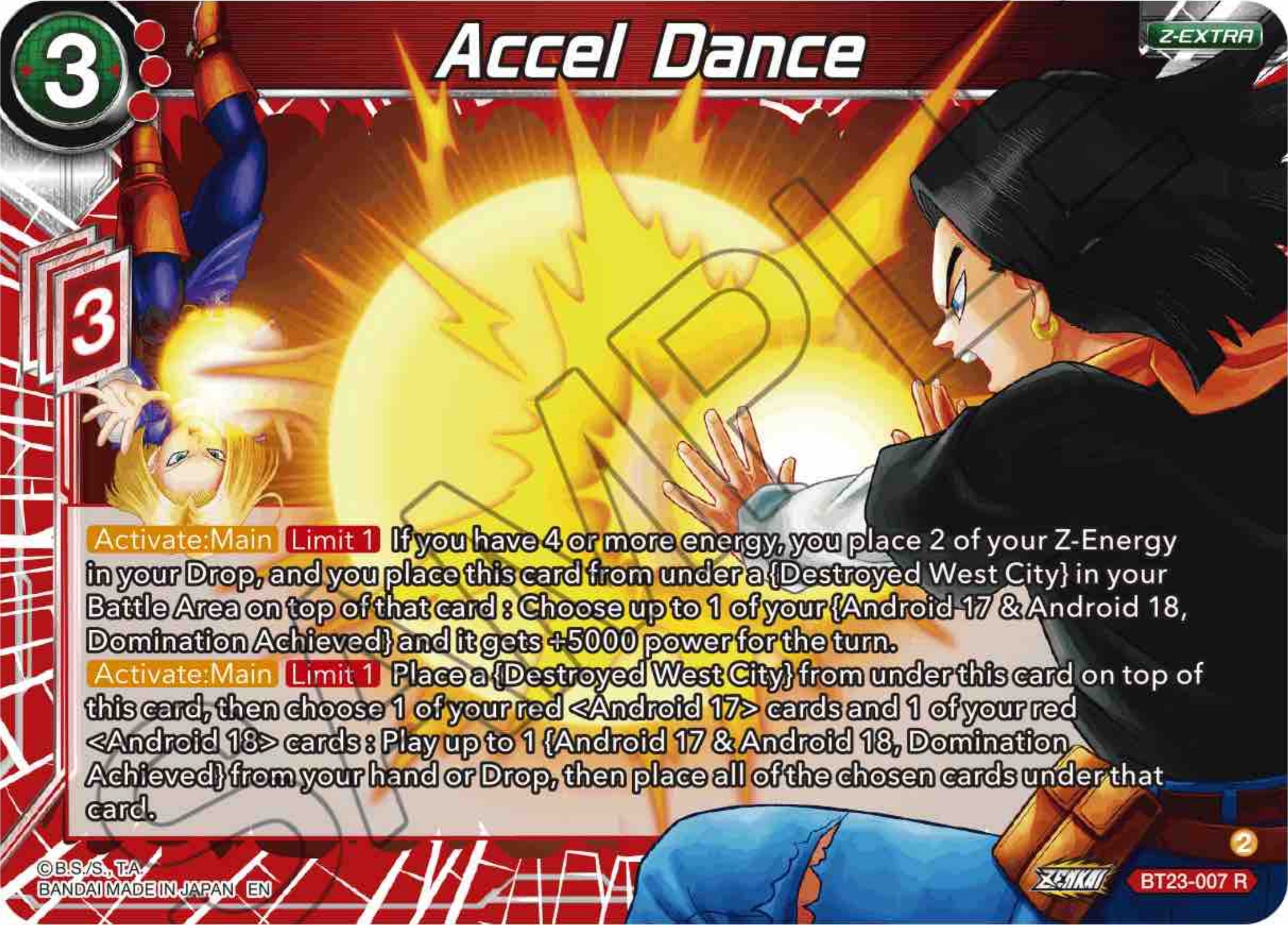 Accel Dance (BT23-007) [Perfect Combination] | Tables and Towers