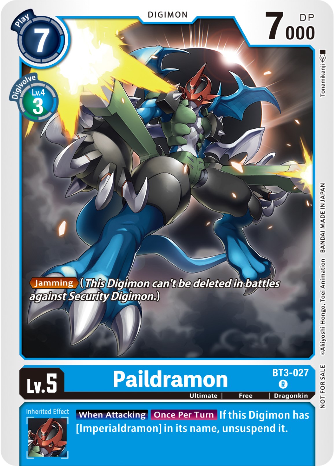 Paildramon [BT3-027] (NYCC 2023 Demo Deck) [Release Special Booster Ver.1.5] | Tables and Towers