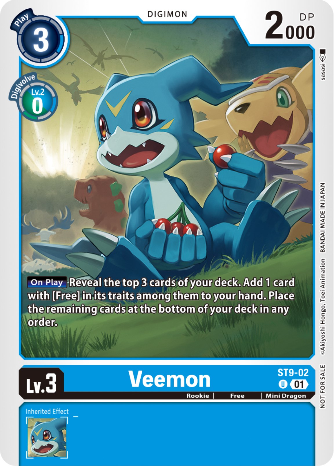 Veemon [ST9-02] (NYCC 2023 Demo Deck) [Starter Deck: Ultimate Ancient Dragon] | Tables and Towers