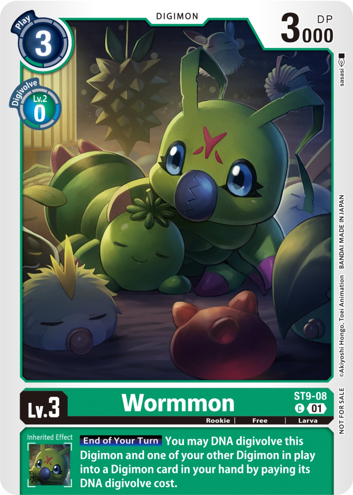 Wormmon [ST9-08] (NYCC 2023 Demo Deck) [Starter Deck: Ultimate Ancient Dragon] | Tables and Towers