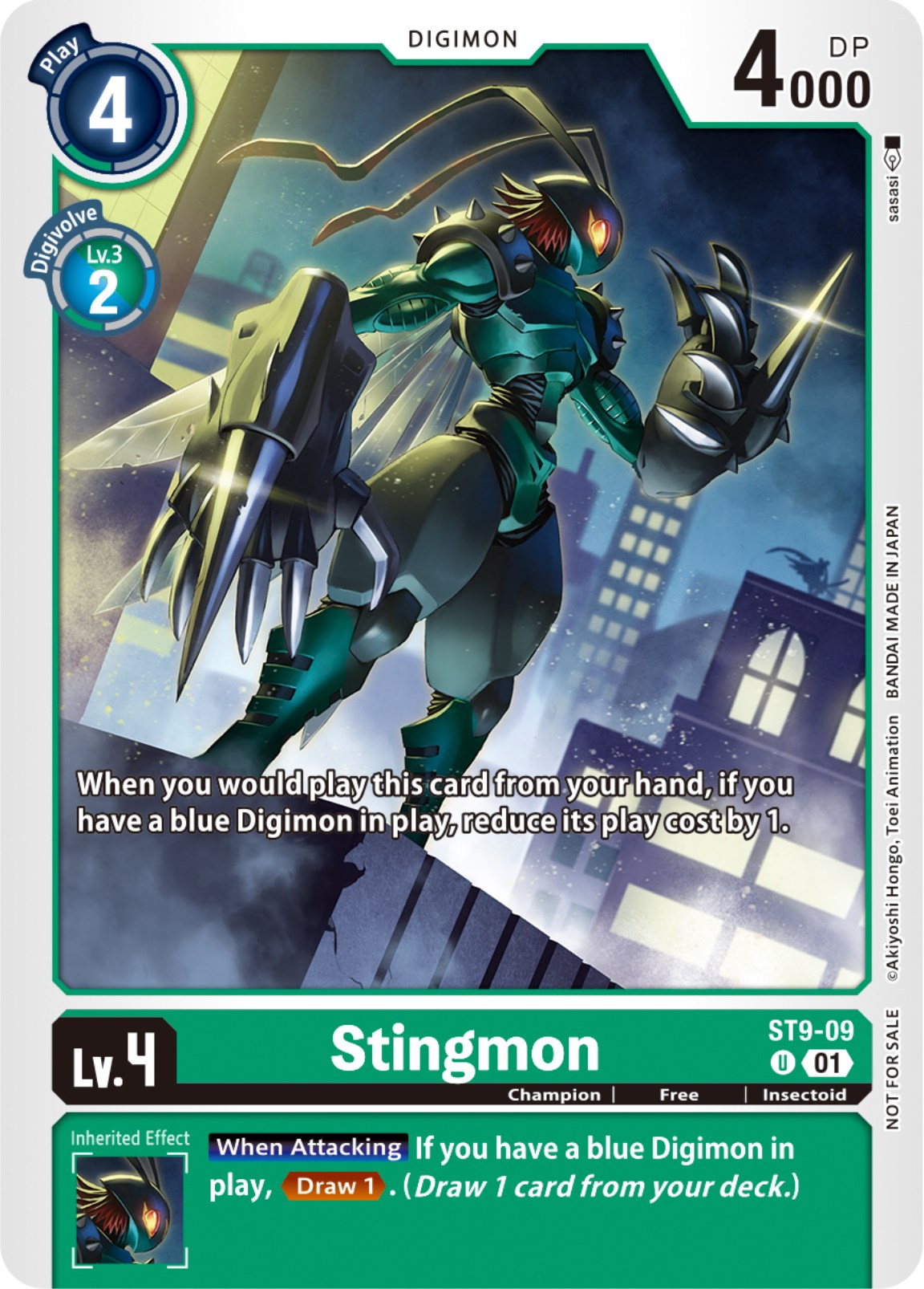 Stingmon [ST9-09] (NYCC 2023 Demo Deck) [Starter Deck: Ultimate Ancient Dragon] | Tables and Towers