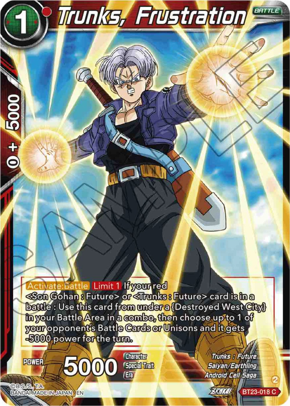 Trunks, Frustration (BT23-018) [Perfect Combination] | Tables and Towers