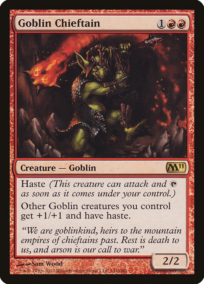 Goblin Chieftain [Magic 2011] | Tables and Towers