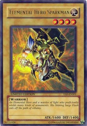 Elemental HERO Sparkman [YSD-ENS01] Ultra Rare | Tables and Towers