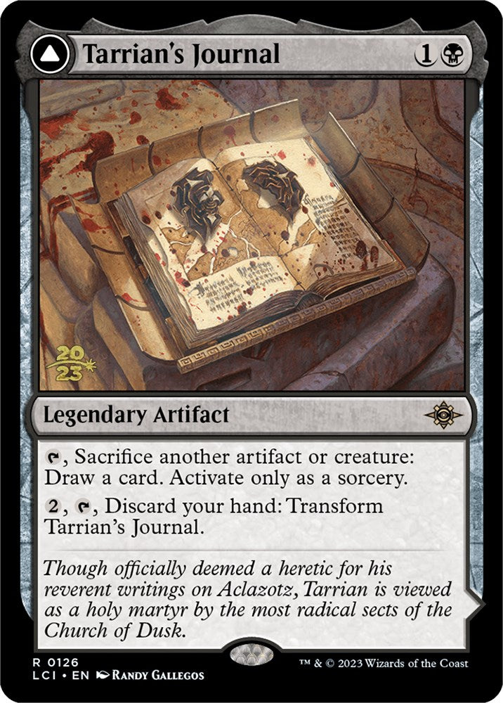 Tarrian's Journal // The Tomb of Aclazotz [The Lost Caverns of Ixalan Prerelease Cards] | Tables and Towers