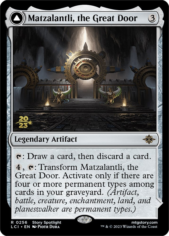 Matzalantli, the Great Door // The Core [The Lost Caverns of Ixalan Prerelease Cards] | Tables and Towers