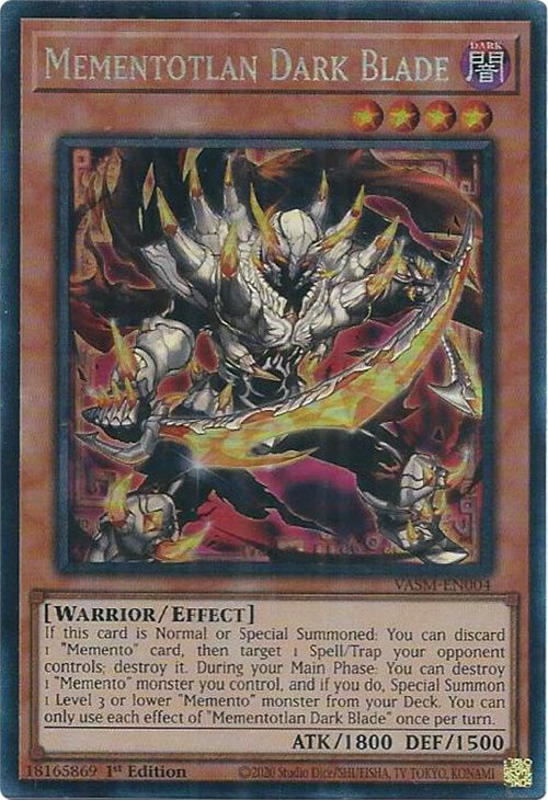 Mementotlan Dark Blade (CR) [VASM-EN004] Collector's Rare | Tables and Towers