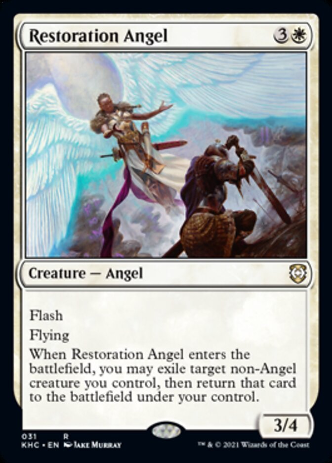 Restoration Angel [Kaldheim Commander] | Tables and Towers