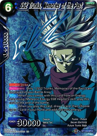 SS2 Trunks, Memories of the Past (SPR Signature) (BT7-030) [Assault of the Saiyans] | Tables and Towers