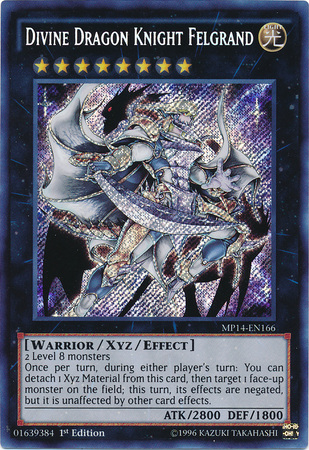 Divine Dragon Knight Felgrand [MP14-EN166] Secret Rare | Tables and Towers