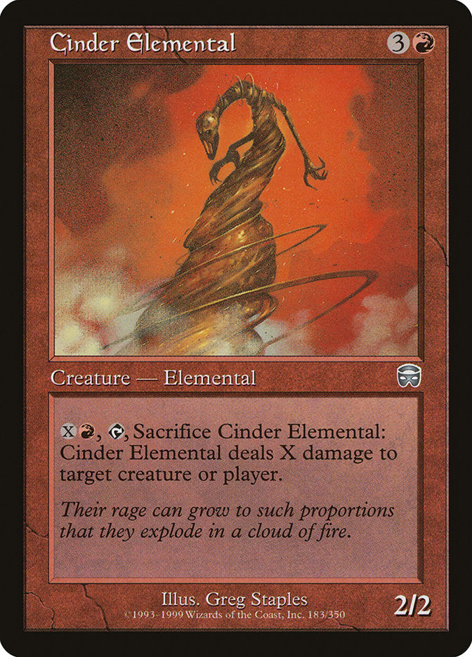 Cinder Elemental [Mercadian Masques] | Tables and Towers