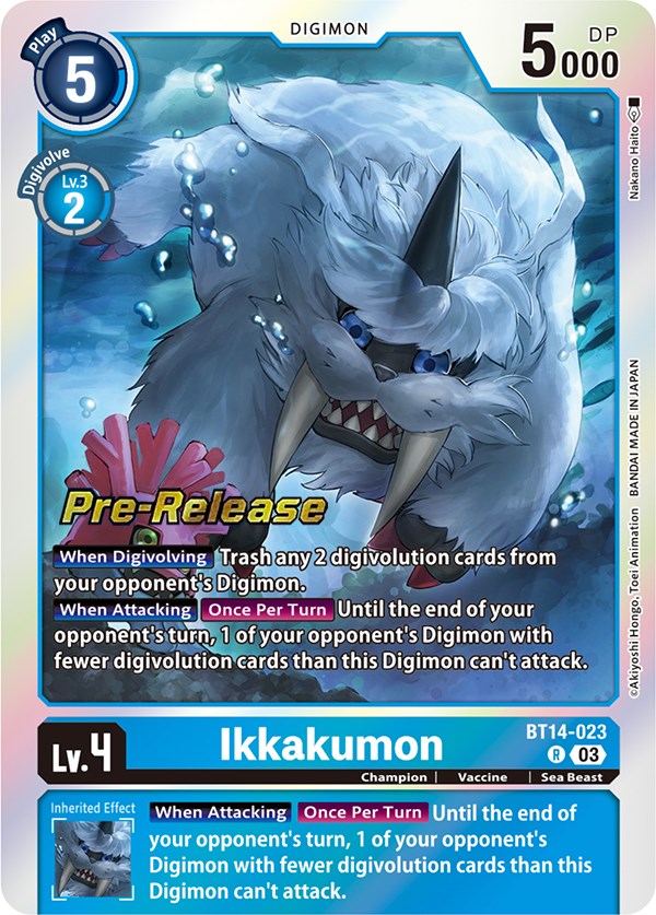 Ikkakumon [BT14-023] [Blast Ace Pre-Release Cards] | Tables and Towers