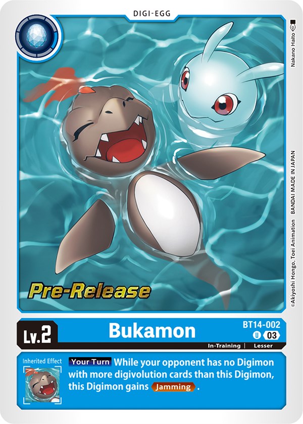 Bukamon [BT14-002] [Blast Ace Pre-Release Cards] | Tables and Towers