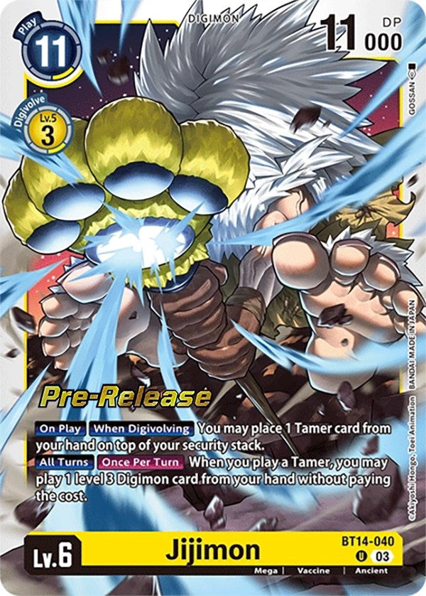 Jijimon [BT14-040] [Blast Ace Pre-Release Cards] | Tables and Towers