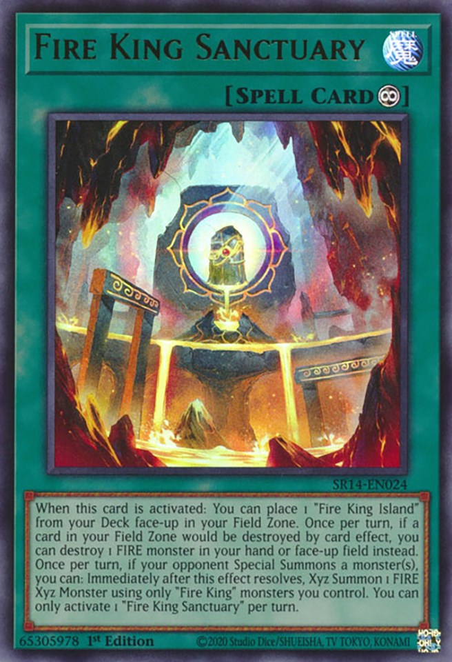 Fire King Sanctuary [SR14-EN024] Ultra Rare | Tables and Towers