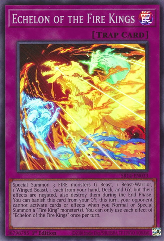 Echelon of the Fire Kings [SR14-EN033] Super Rare | Tables and Towers