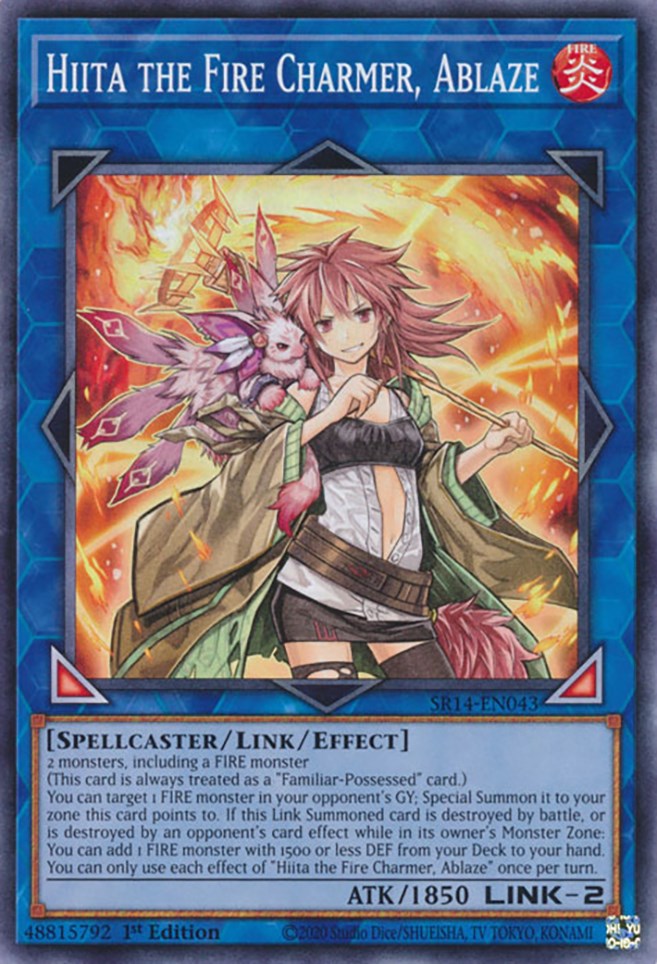 Hiita the Fire Charmer, Ablaze [SR14-EN043] Common | Tables and Towers