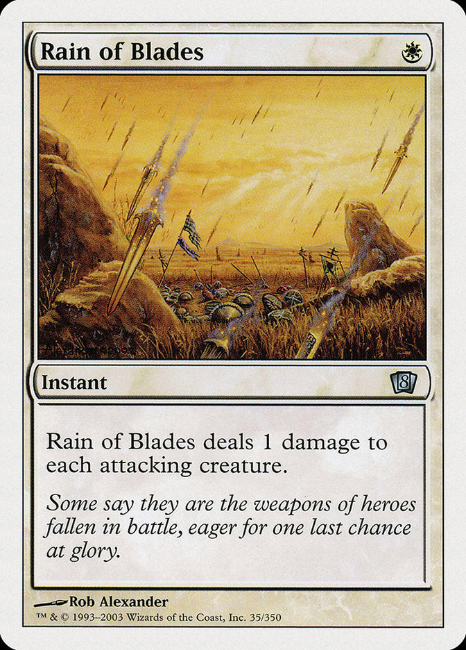 Rain of Blades [Eighth Edition] | Tables and Towers