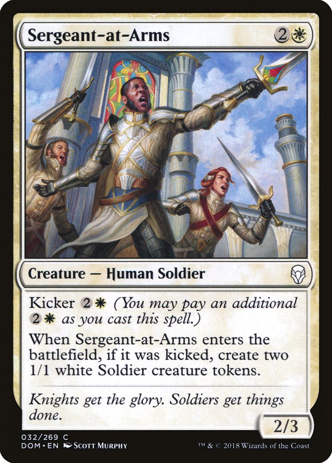 Sergeant-at-Arms [Dominaria] | Tables and Towers