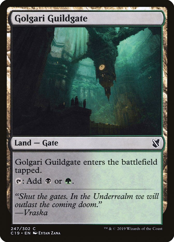 Golgari Guildgate [Commander 2019] | Tables and Towers