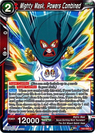 Mighty Mask, Powers Combined (TB2-008) [Revision Pack 2020] | Tables and Towers